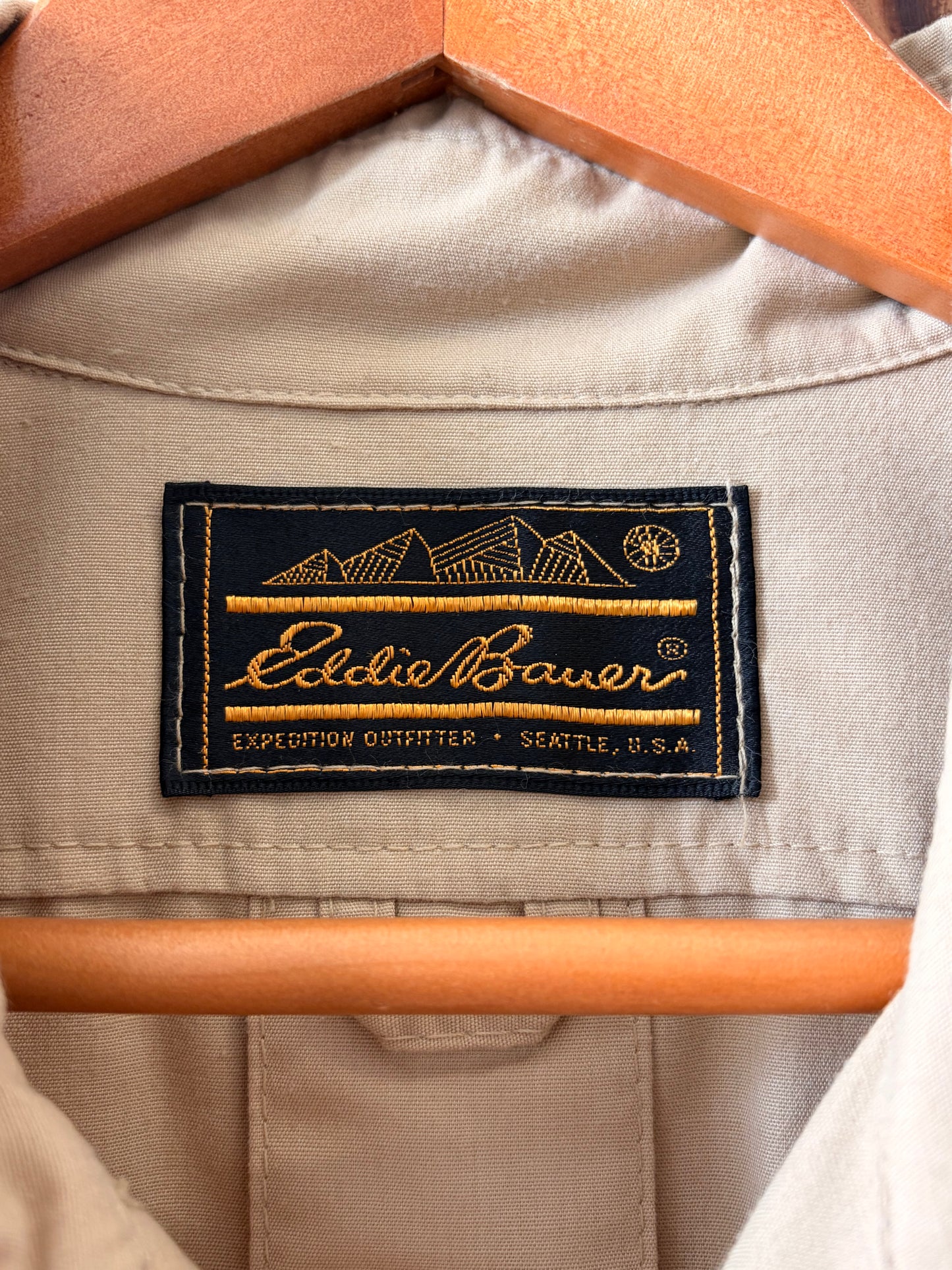 Vtg Eddie Bauer Safari Style Shirt : L/XL