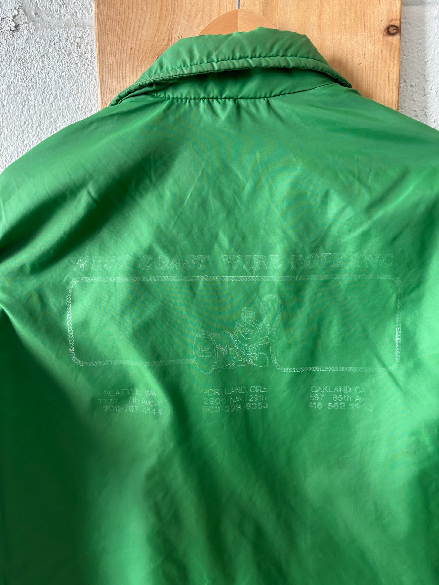 Vtg Faded Green Jacket : M