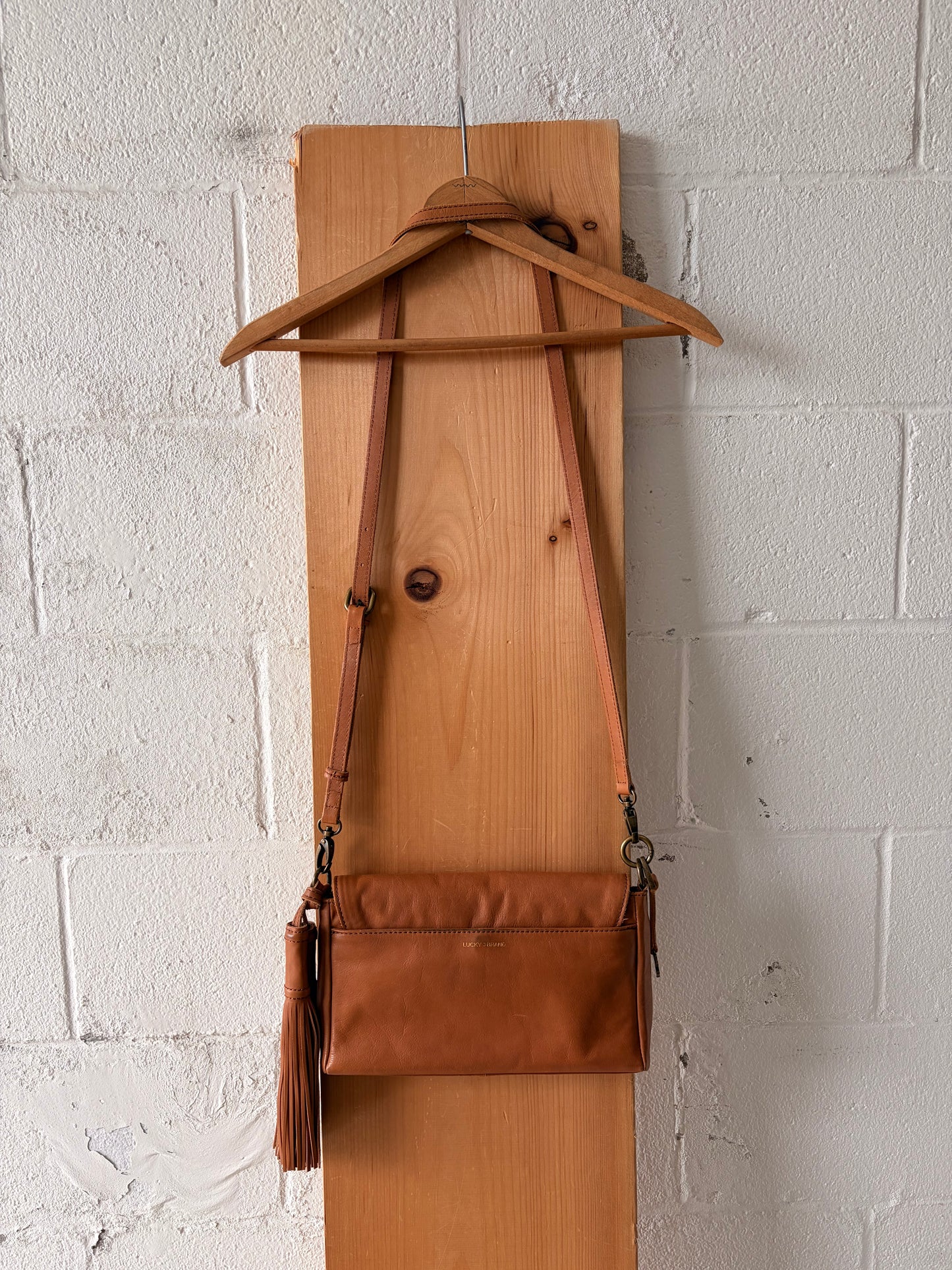 Brown Leather Lucky Purse
