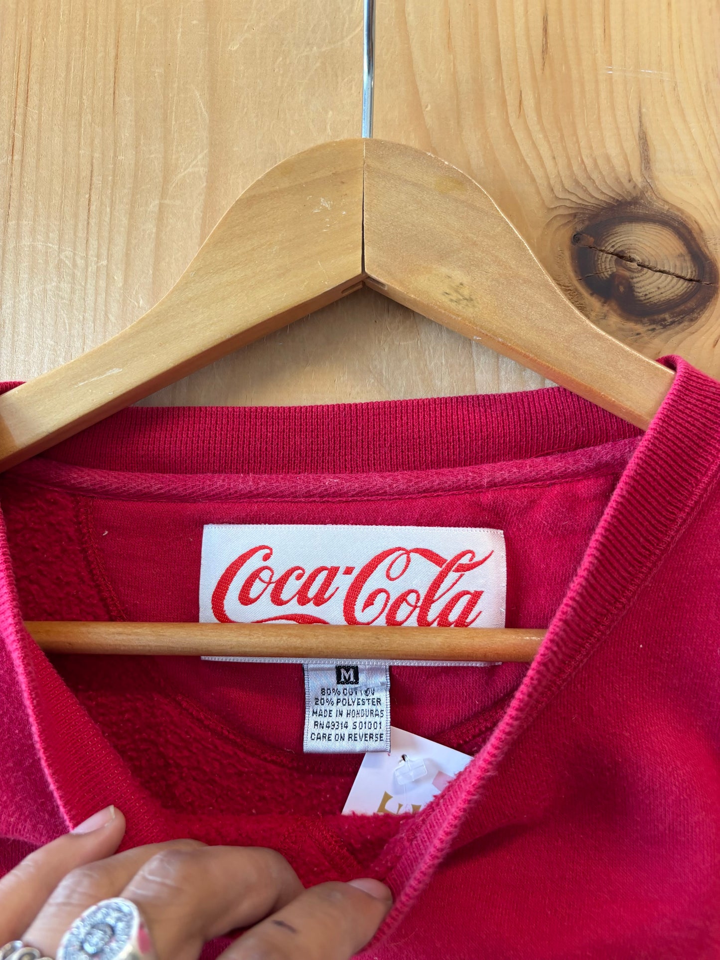 Vtg Coca Cola Crew : M
