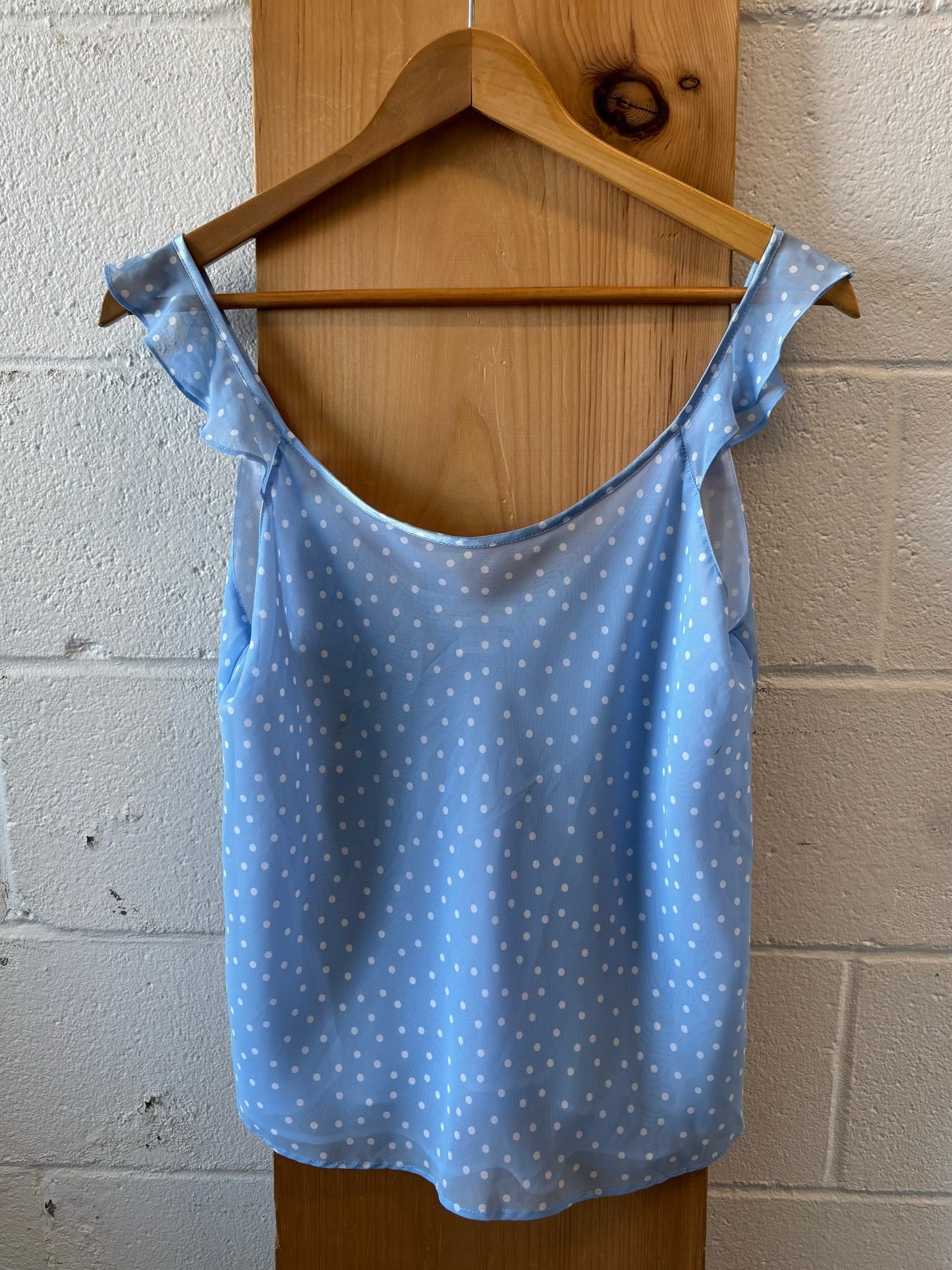 Polka Dot Sleeveless Top : M