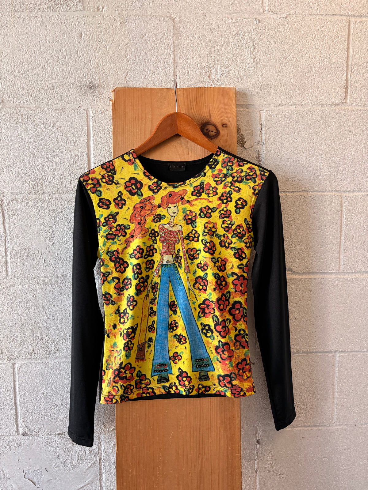 Y2K Lapis Groovy Top : S/M