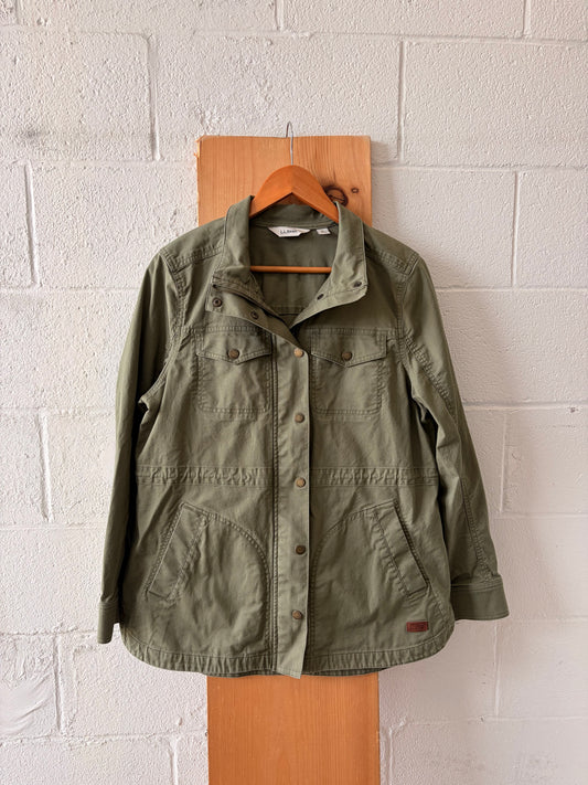 L.L. Bean Lightweight Green Jacket : L
