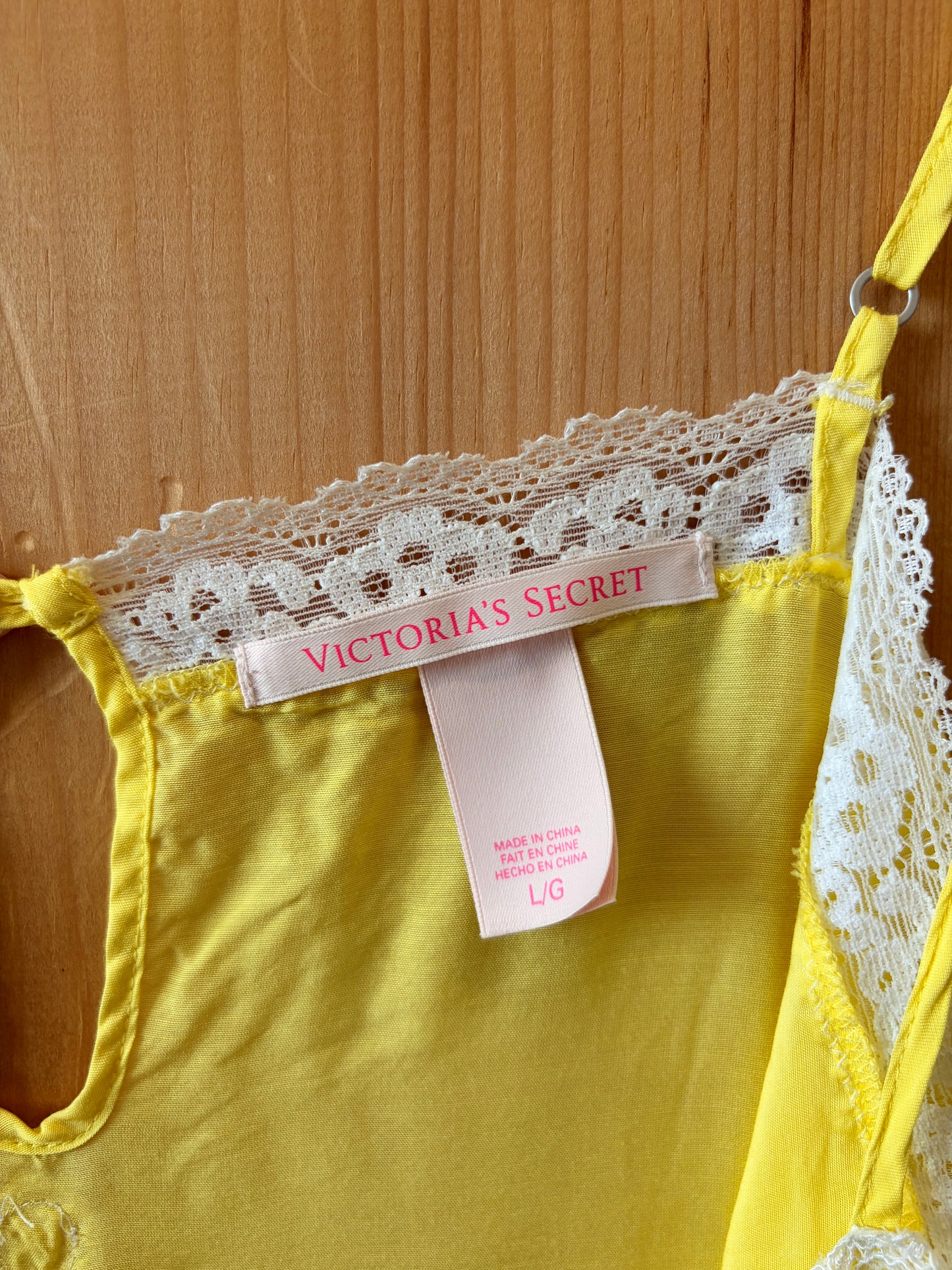 Yellow Victoria’s Secret Slip : L