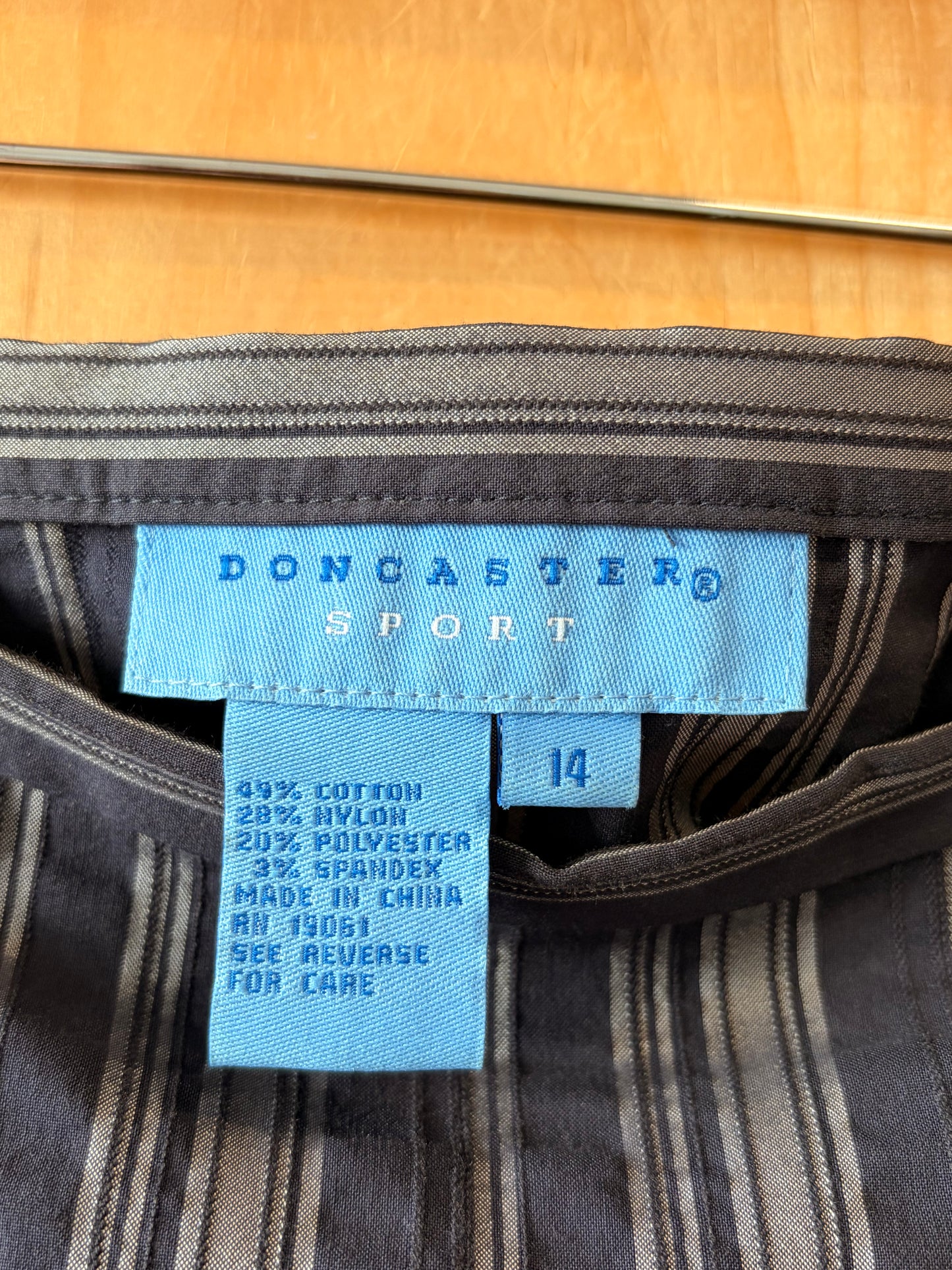 Striped Navy Skirt : 14