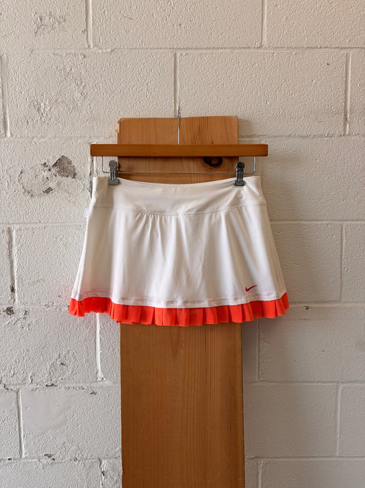 Orange Ruffle Nike Skort : L