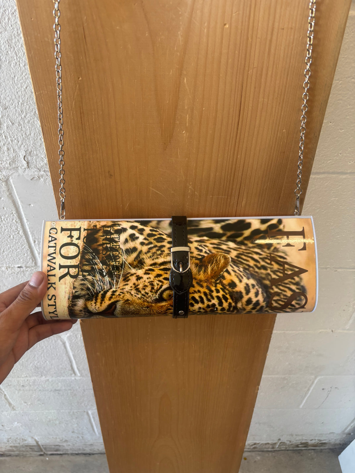 Leopard Print Crossbody Bag
