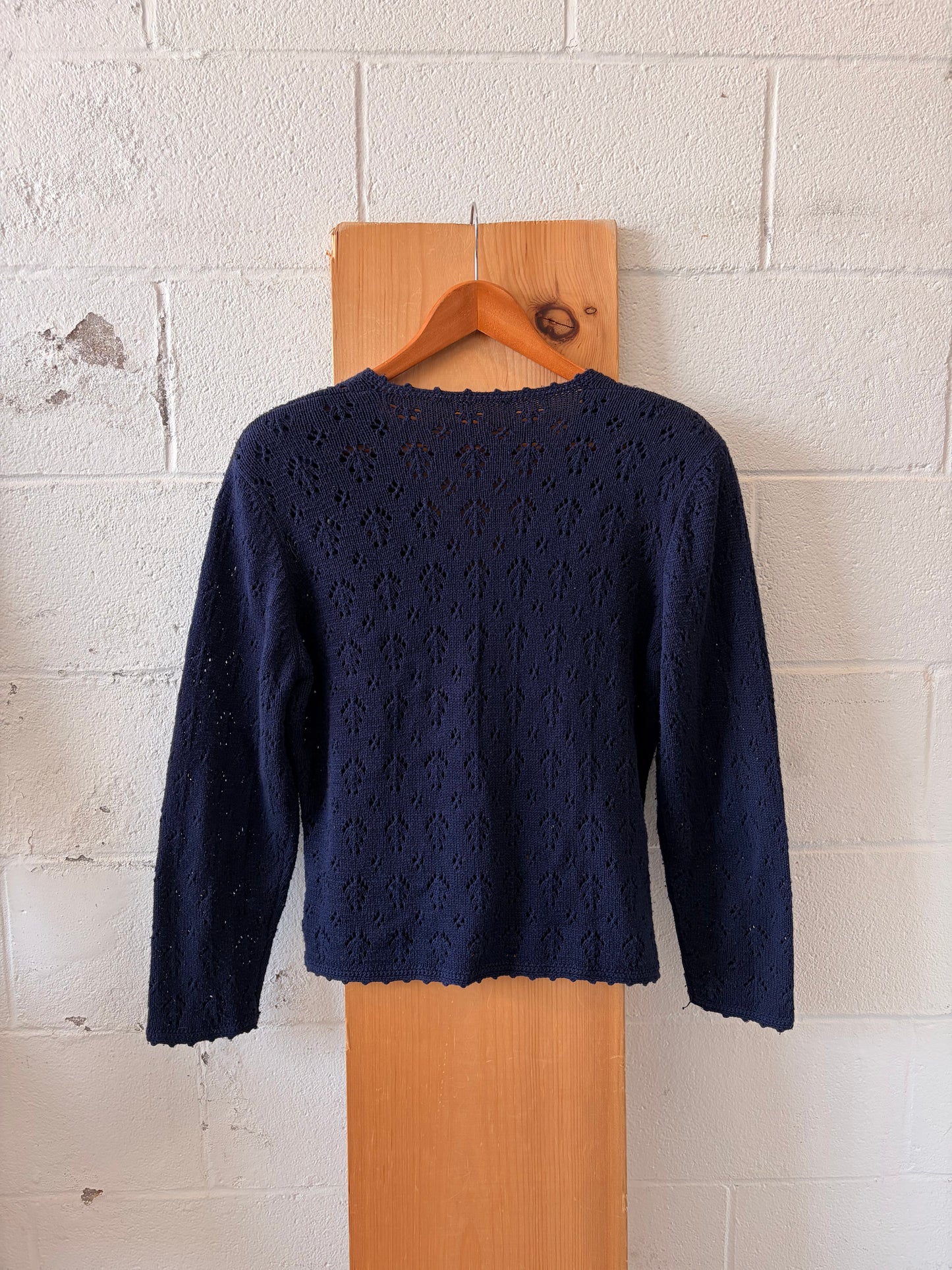 Floral Embroidered Cardigan : M/L