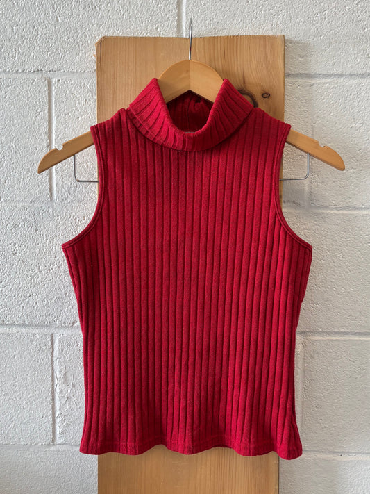 Red Metallic Tank : M