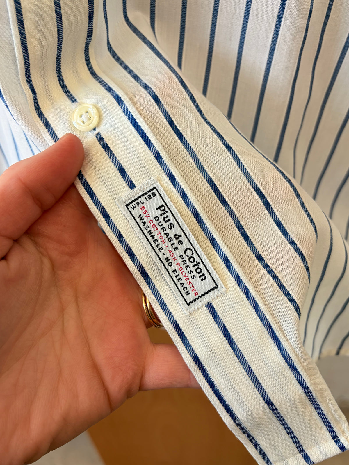 Christian Dior Striped Button Down : M/L