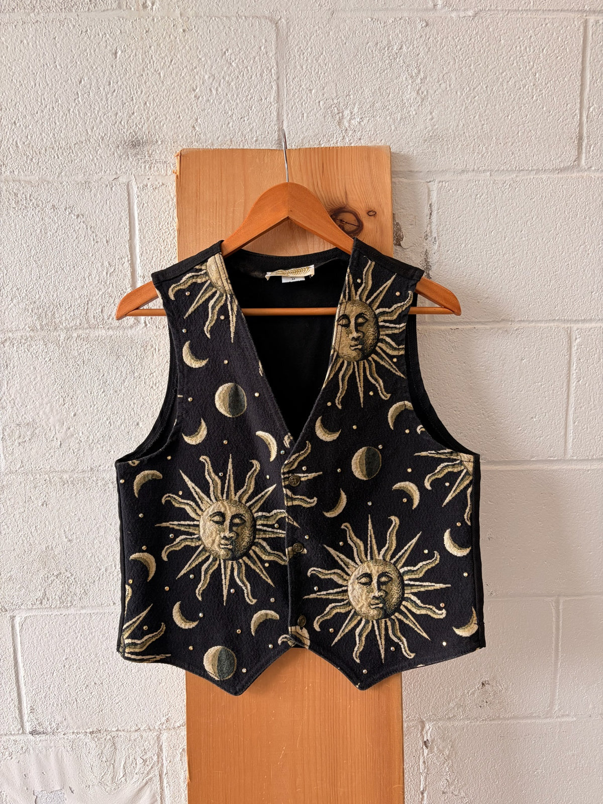 Vtg Celestial Vest : M