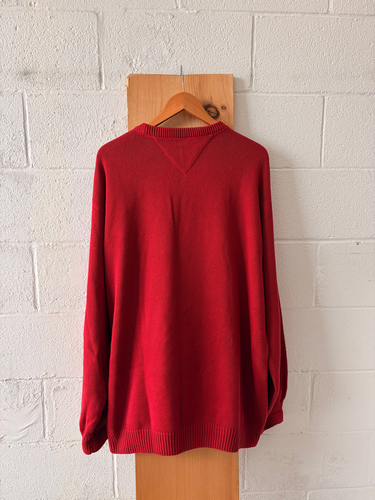 Vtg Red Tommy Sweater : XXL