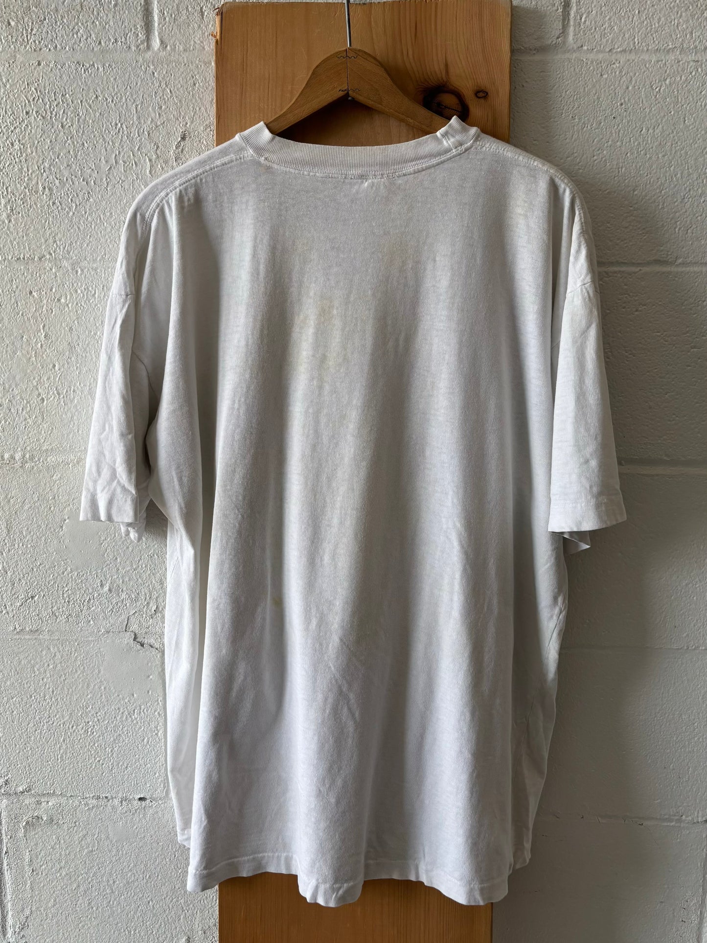Vtg Single Stitch Worn New York Tee : XL