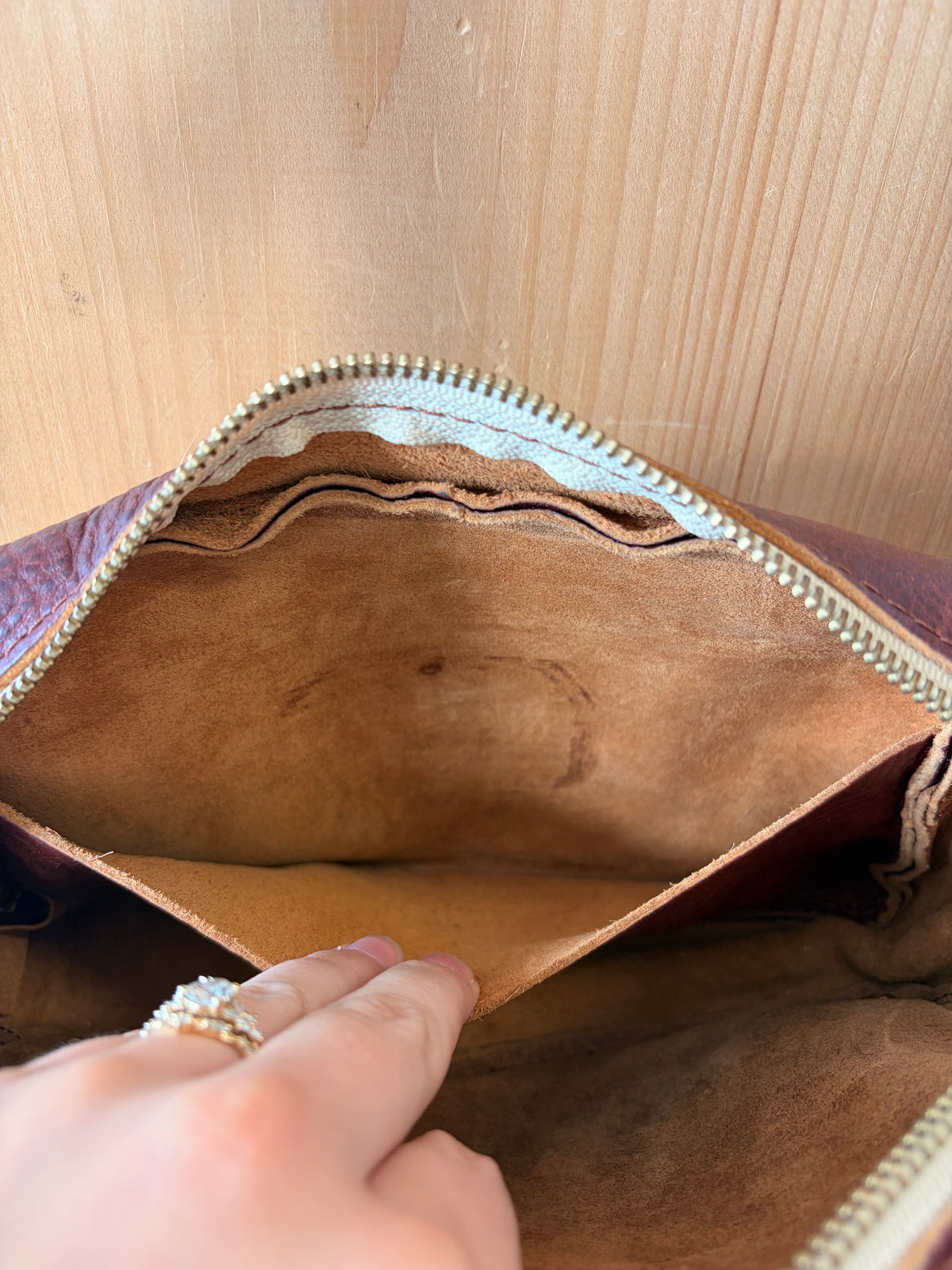 Brown Portland Leather Crossbody