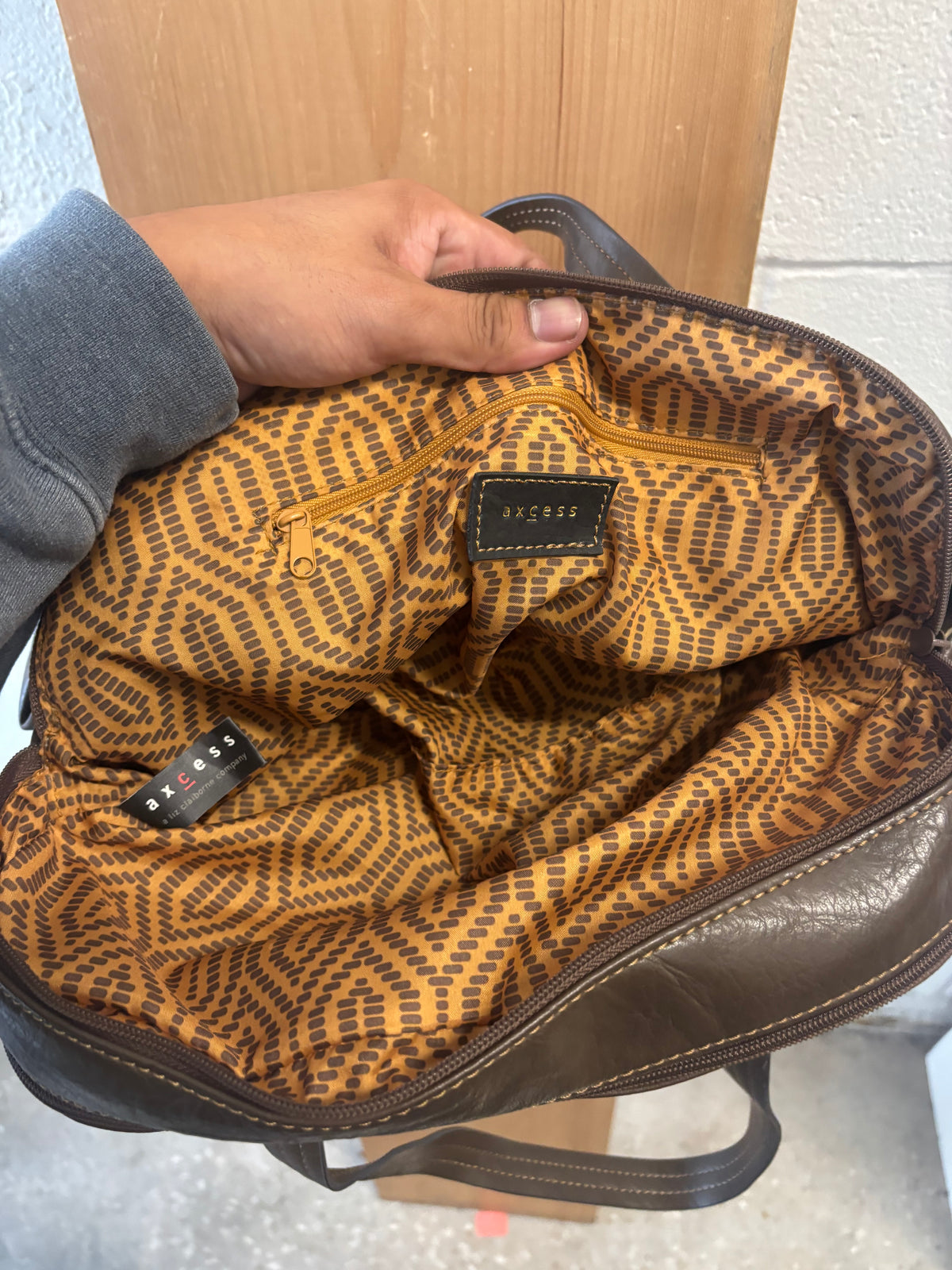 Faux Leather Shoulder Bag