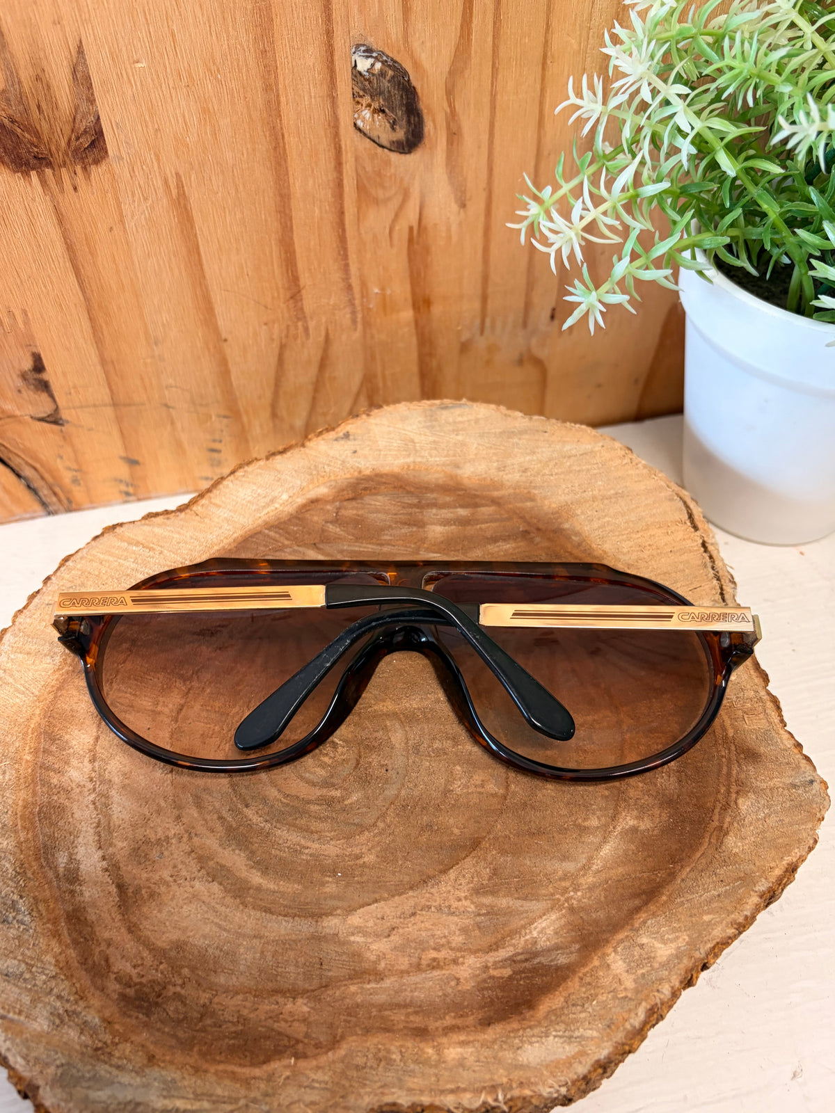 Vtg Carrera C Vision 400 Aviator Sunglasses (Local Pick Up Only)