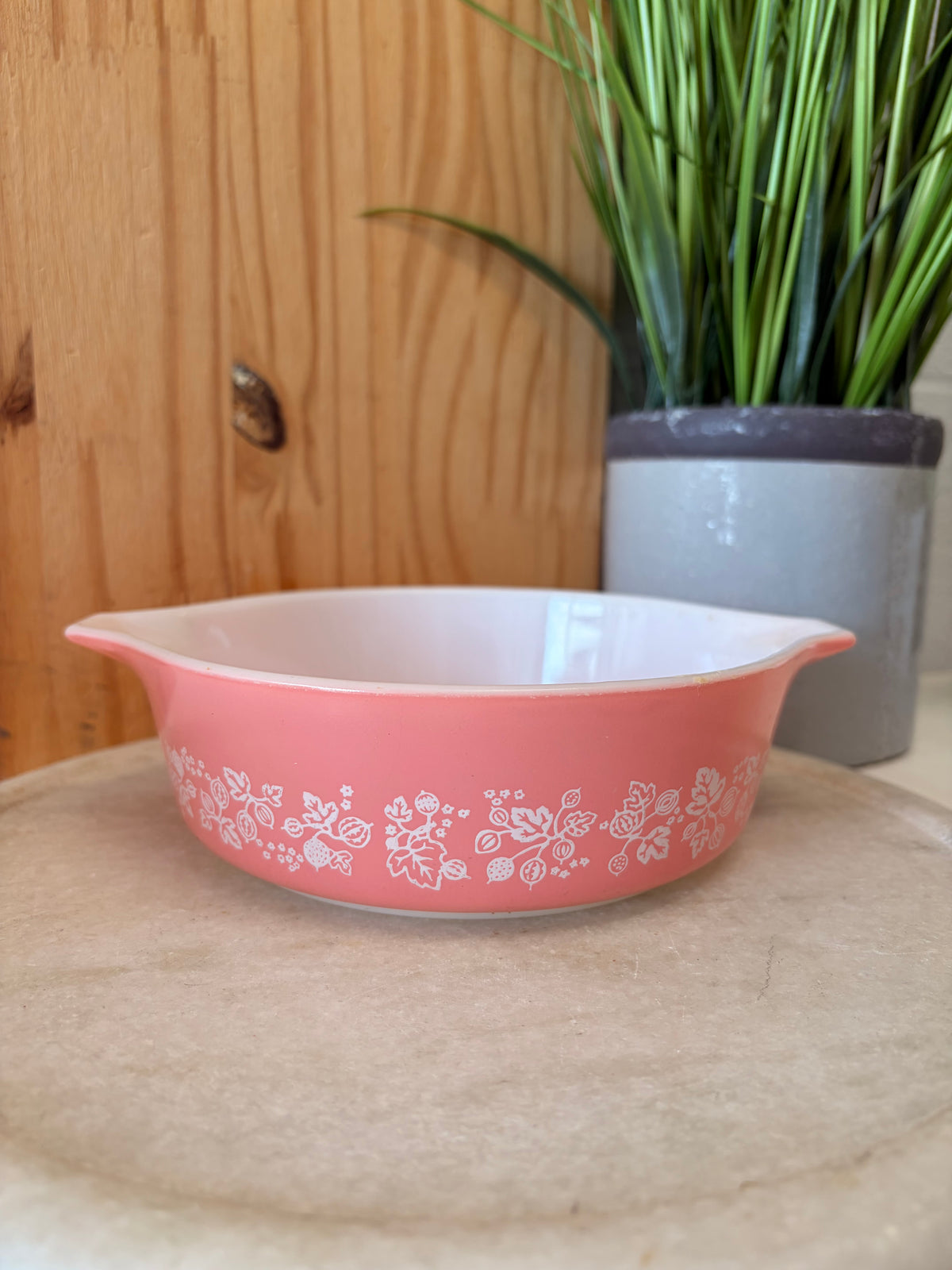 Vtg Pyrex Pink Gooseberry Bowl Trio (Local Pick Up Only)