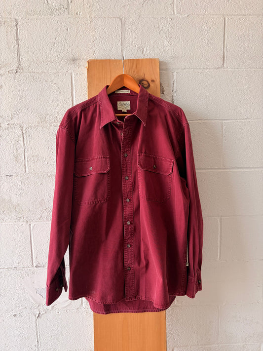 Dark Red Cabela’s Button Down : XLT