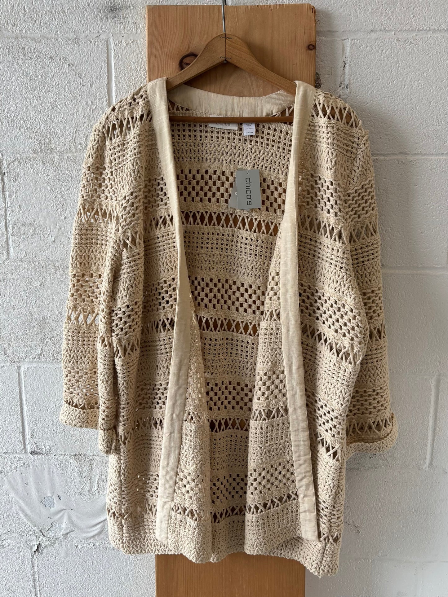 Chunky Knit Cardigan : XL