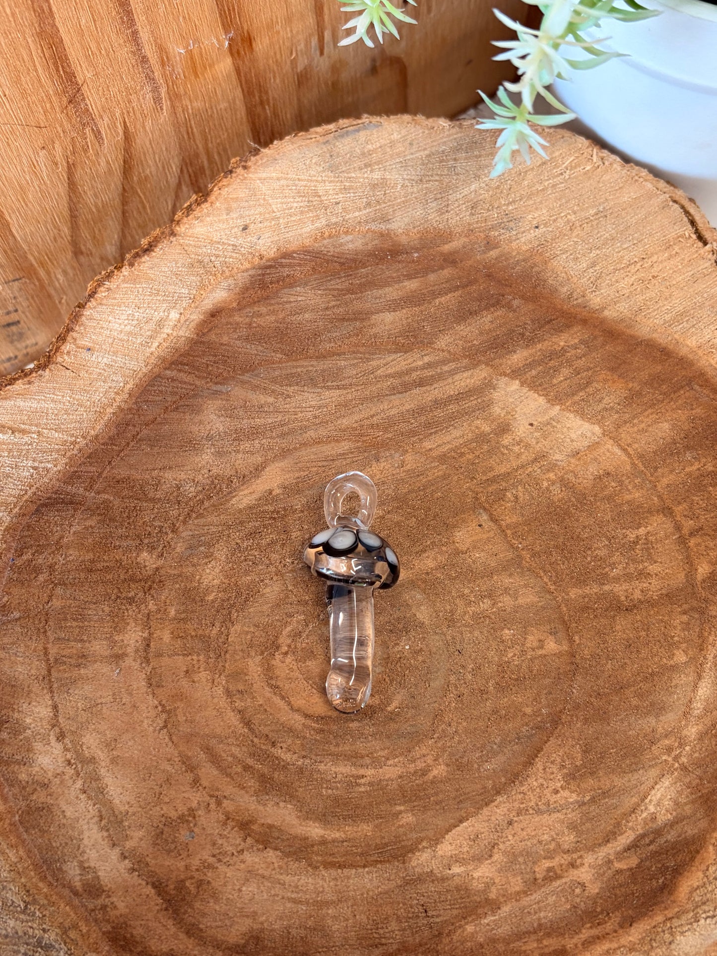 Glass Mushroom Pendant