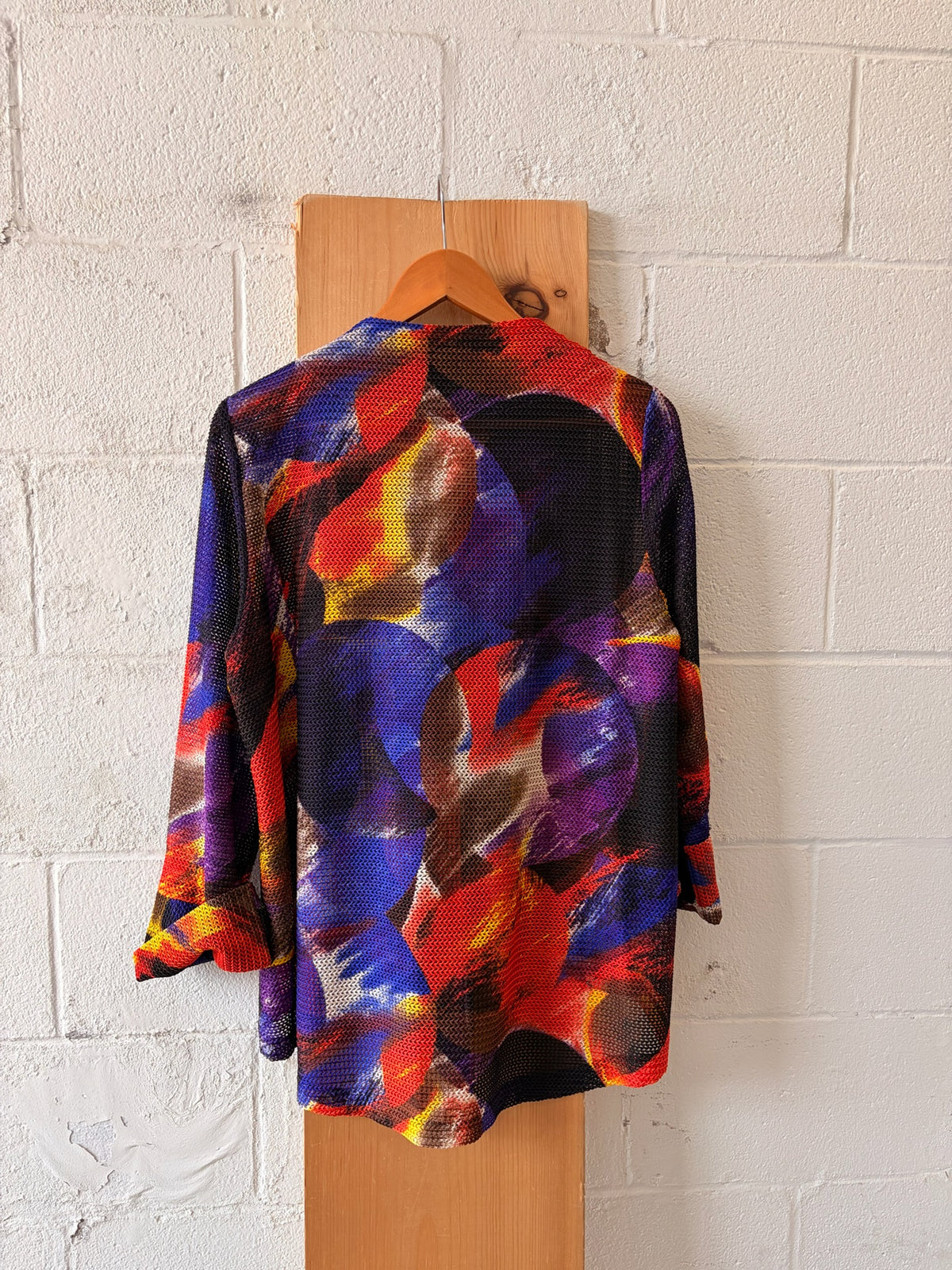 Multicolored Mesh Jacket : L