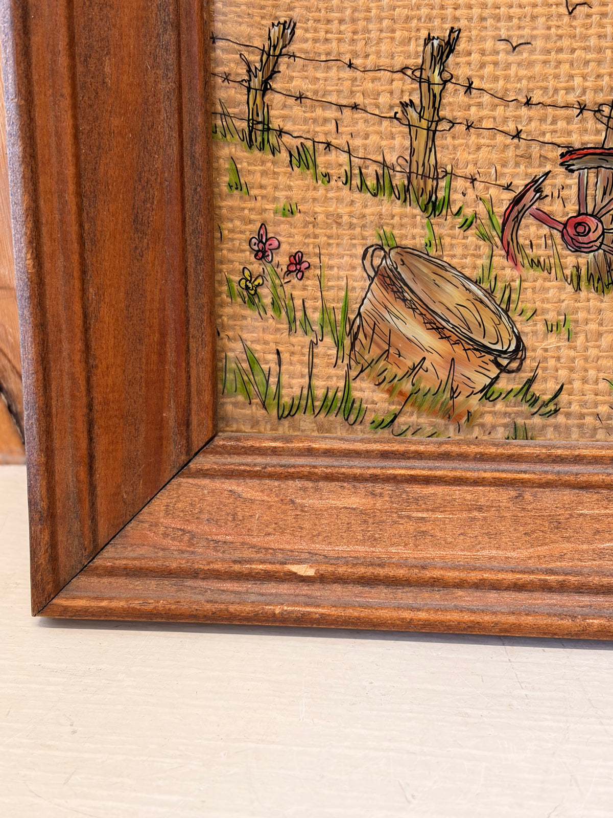 Reverse Glass Countryside Art (Local Pick Up Only)