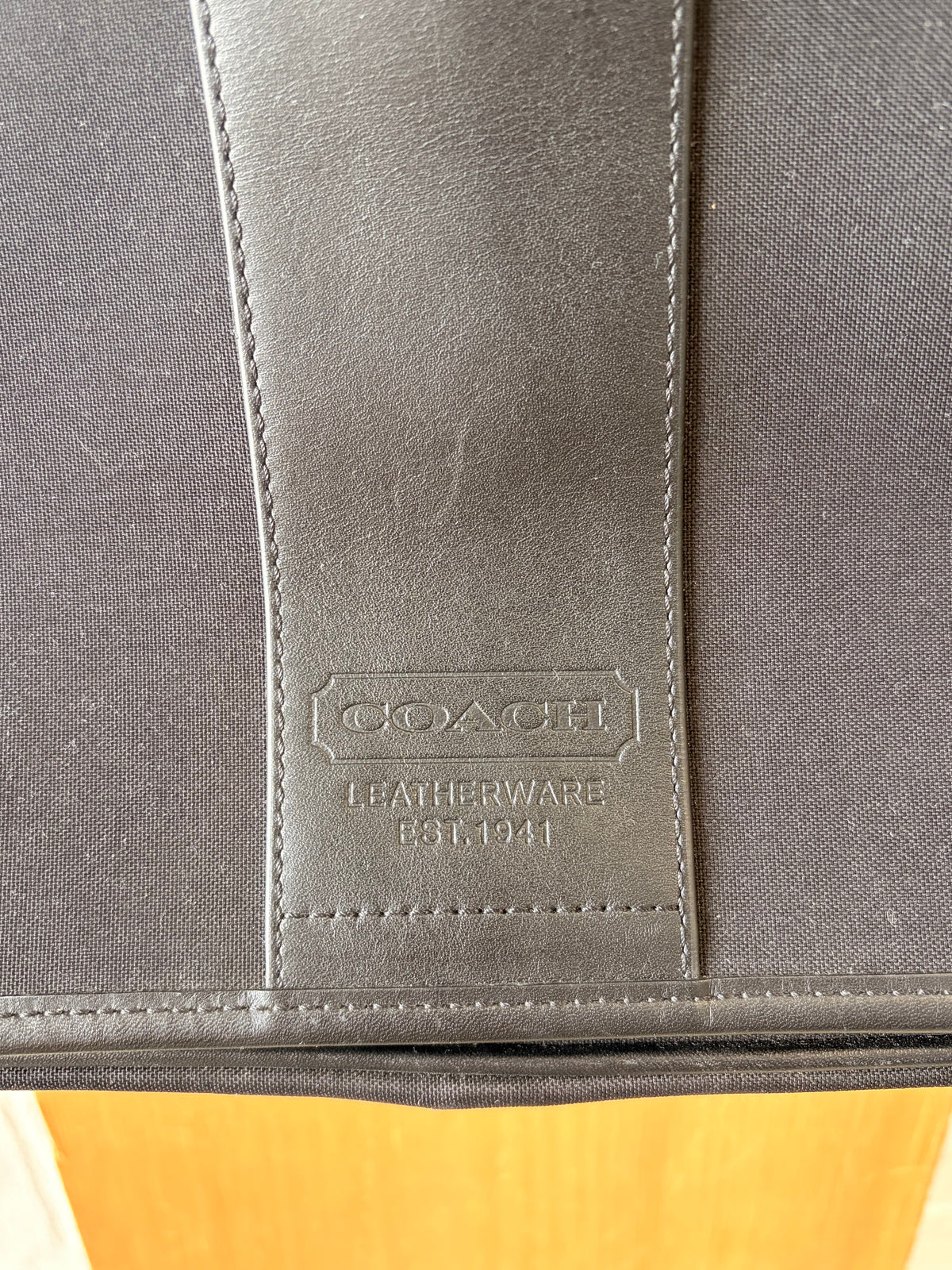 Black Coach Messenger Bag