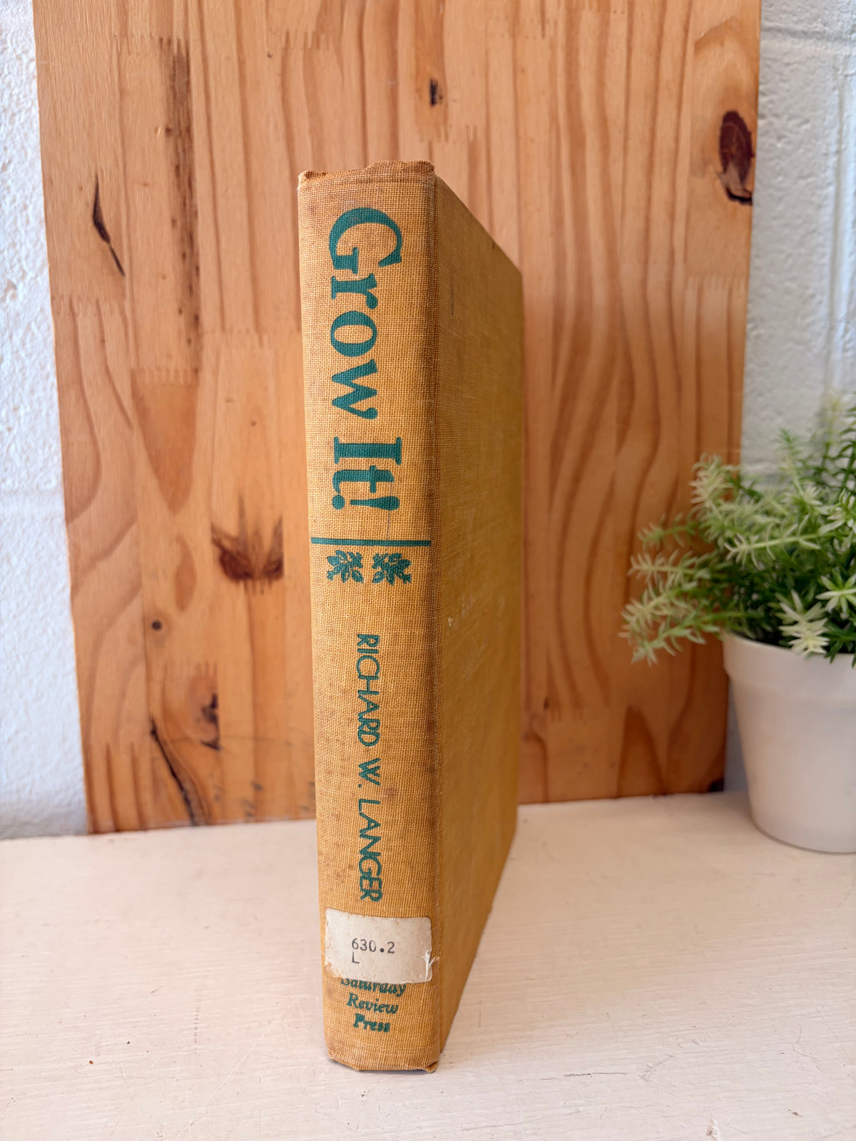 Vtg “Grow It” Book