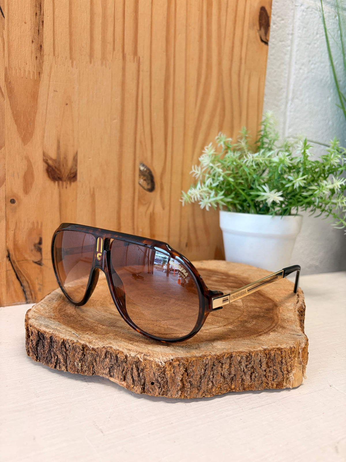Vtg Carrera C Vision 400 Aviator Sunglasses (Local Pick Up Only)