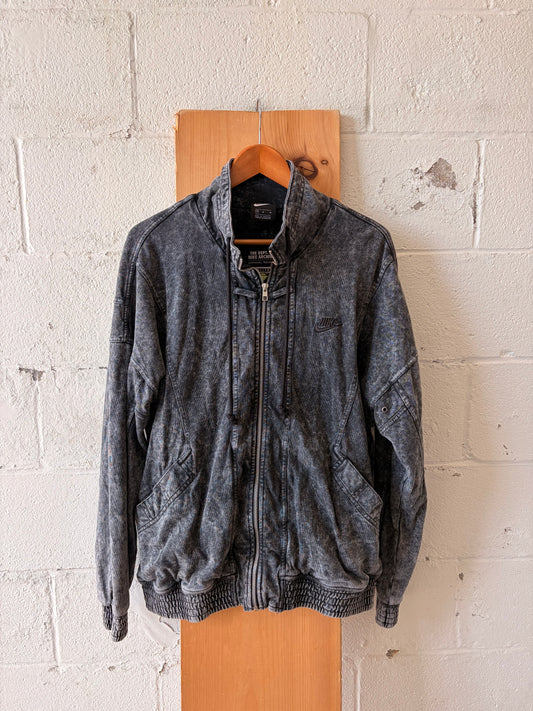 The Dept. Of Nike Archives Acid Wash Zip Up Jacket : M
