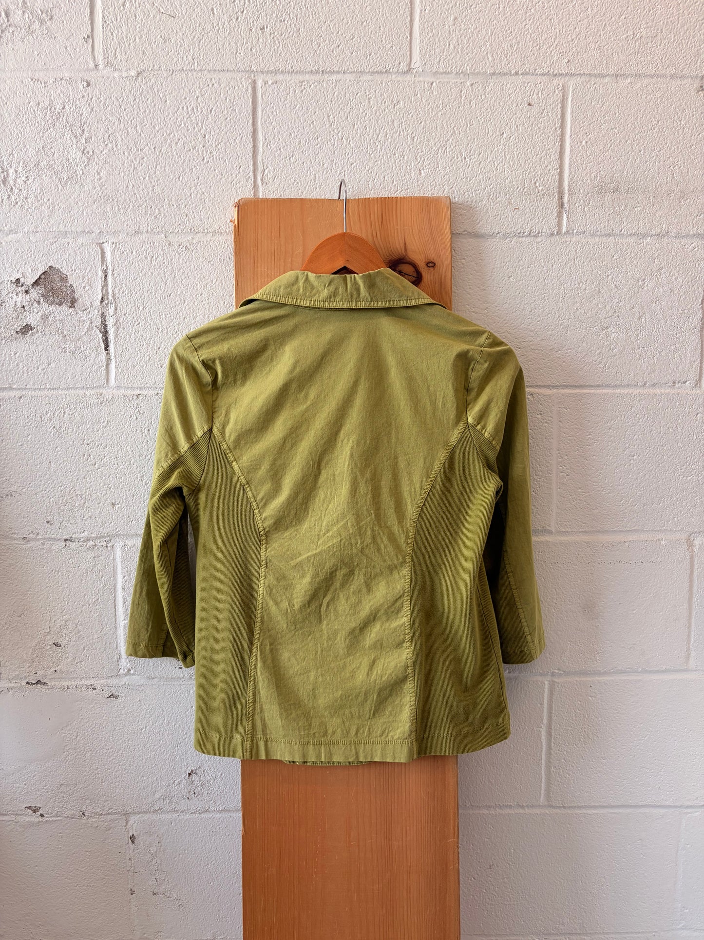 Green Blazer Blouse : M/L