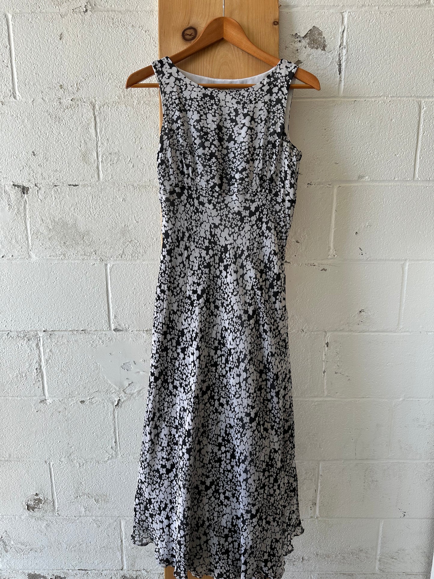 Vtg Silk Floral Dress : 4