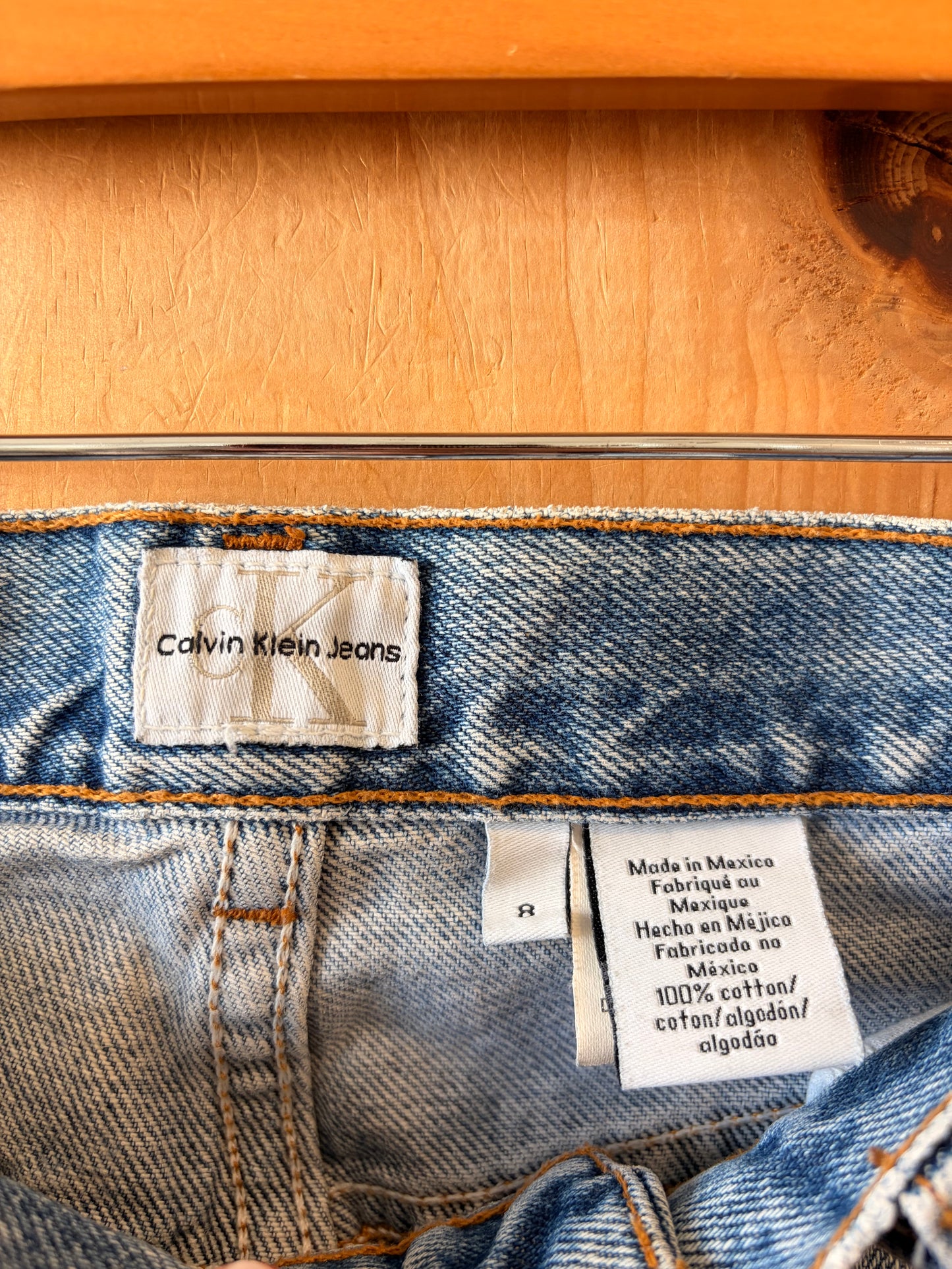 Calvin Klein Stone Wash Jeans : 8
