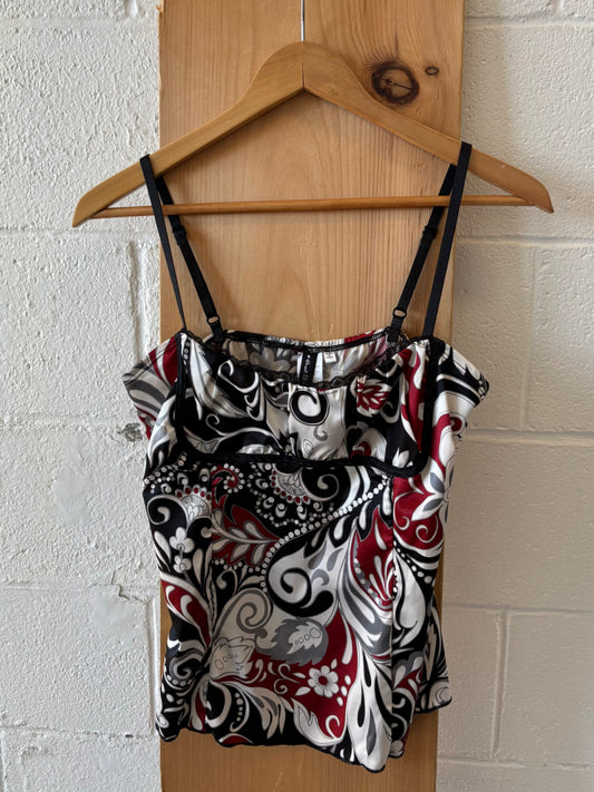 Paisley Patterned Cami Top : M
