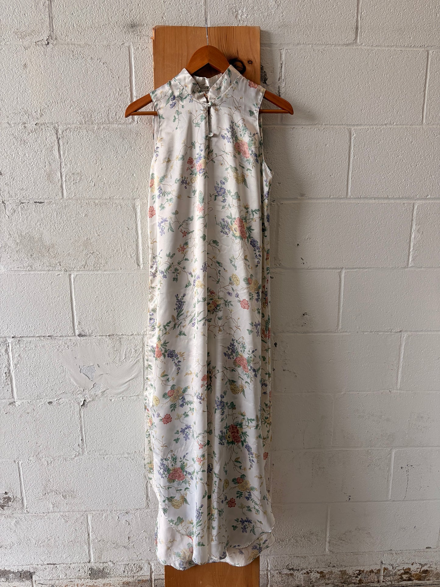 Vtg Floral Slip Dress : S/M