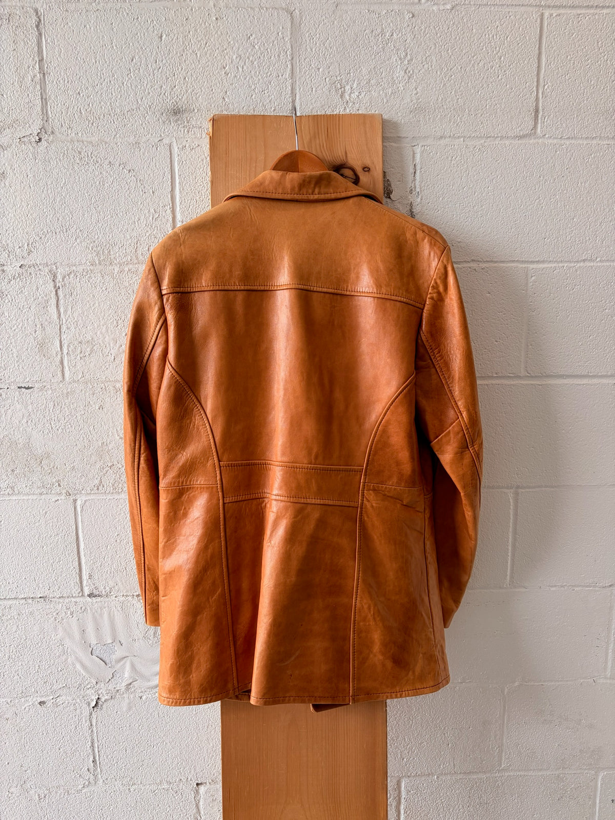 Vtg Hazelnut Vagabond Leather Jacket : 42 (Large)