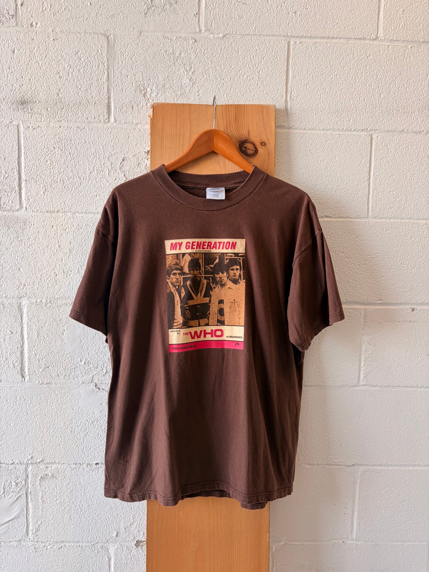 Vtg The Who Band Tee : XL