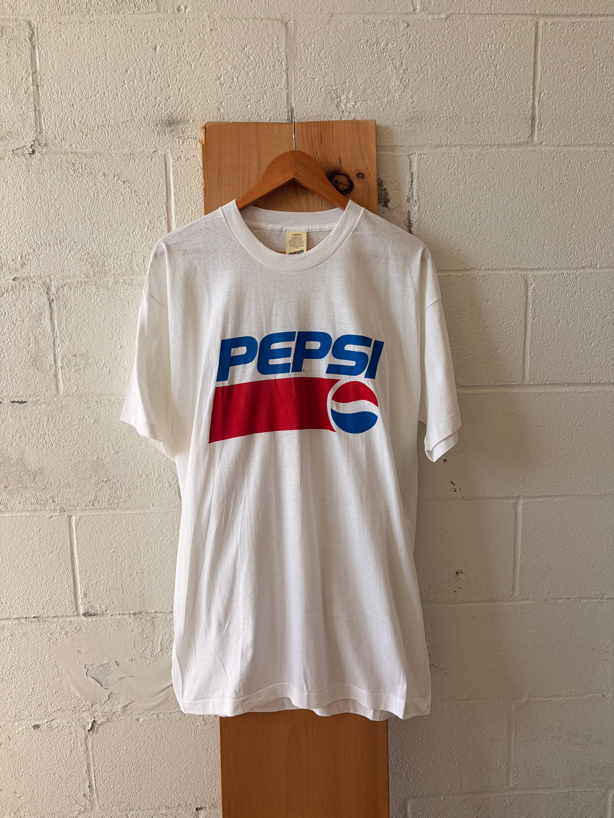 Vtg Single Stitch Pepsi Tee : XL