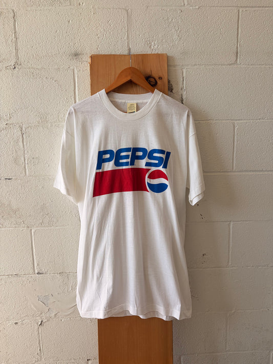 Vtg Single Stitch Pepsi Tee : XL