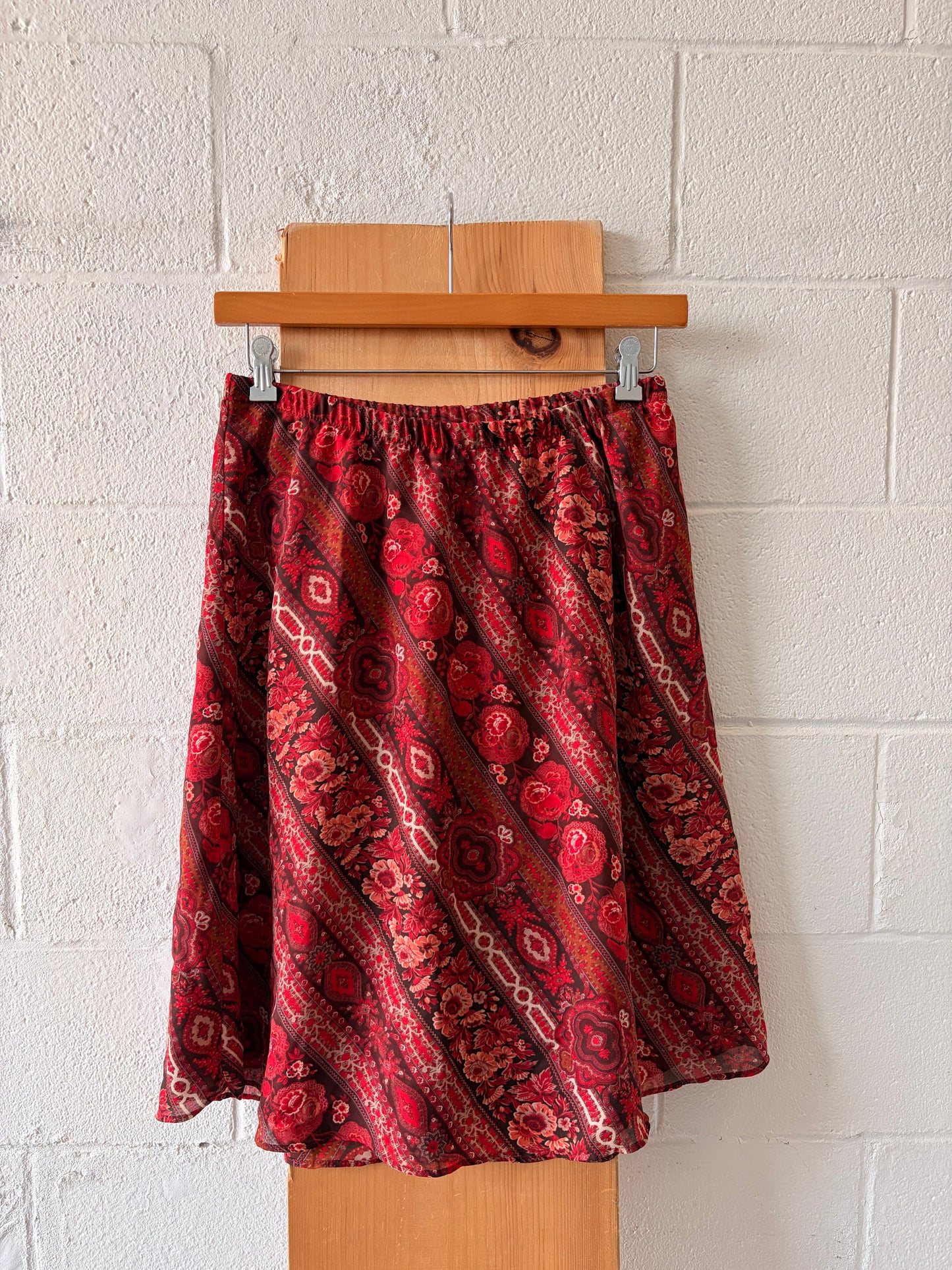 Patterned Red Skirt : 12