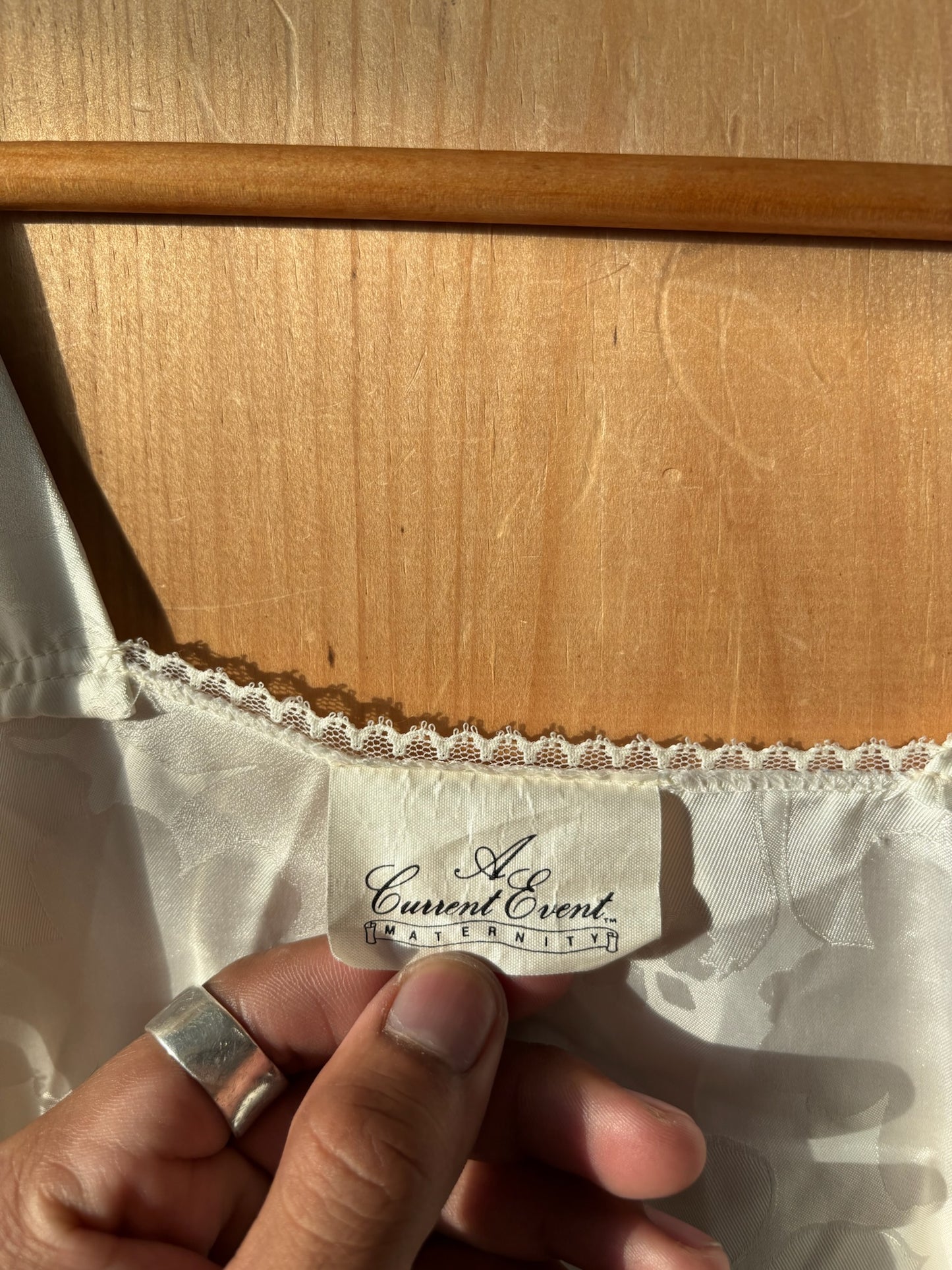 White Slip Dress : XL