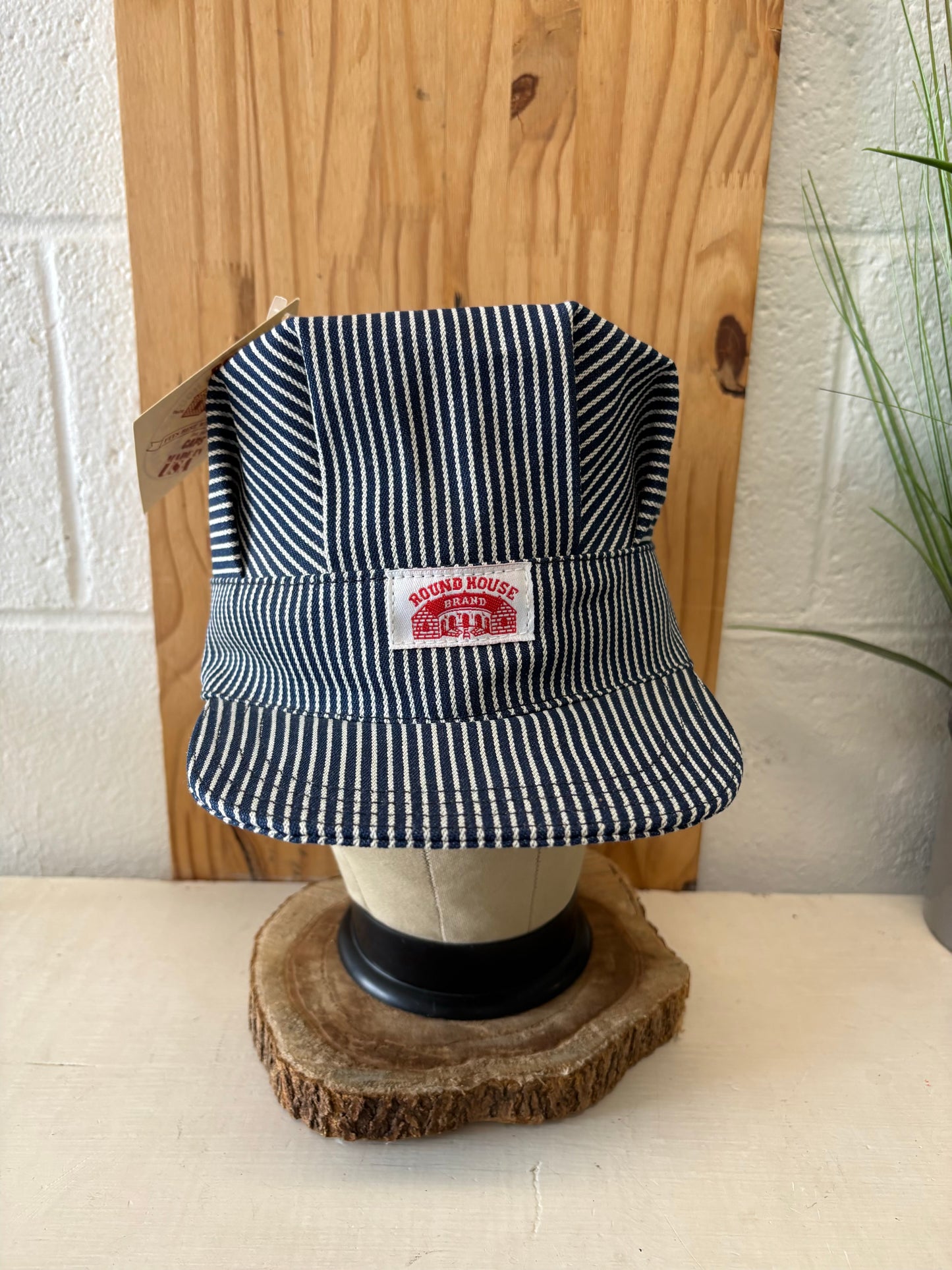 Roundhouse Striped Railroad Cap (Local Pickup Only)