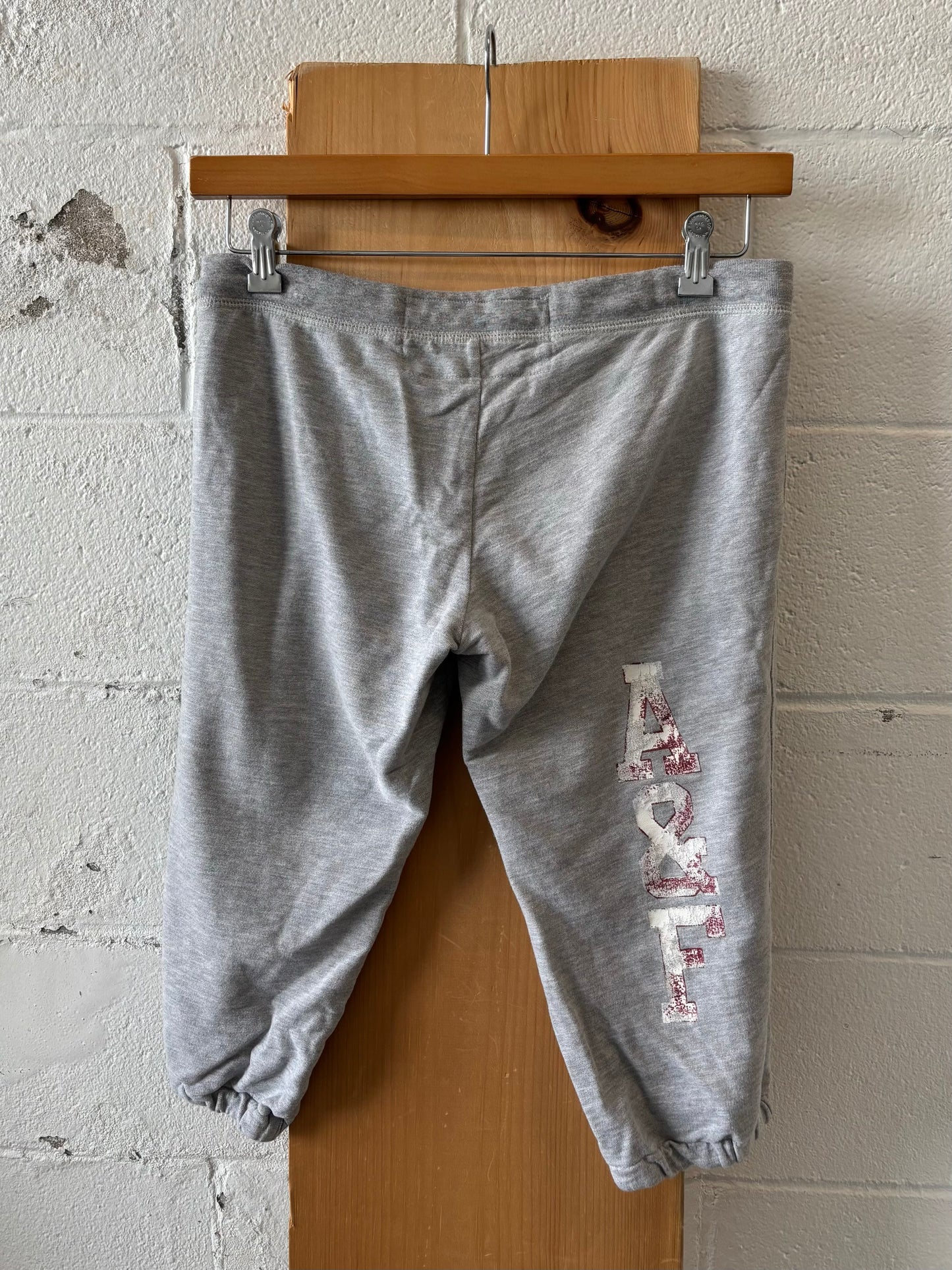 Abercrombie & Fitch 3/4 Gray Sweats : M