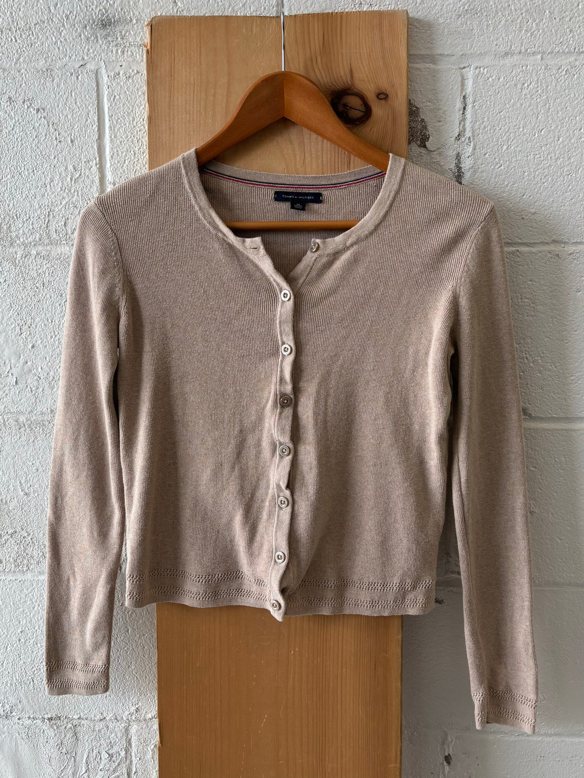Ribbed Tommy Hilfiger Long Sleeve Top : XS