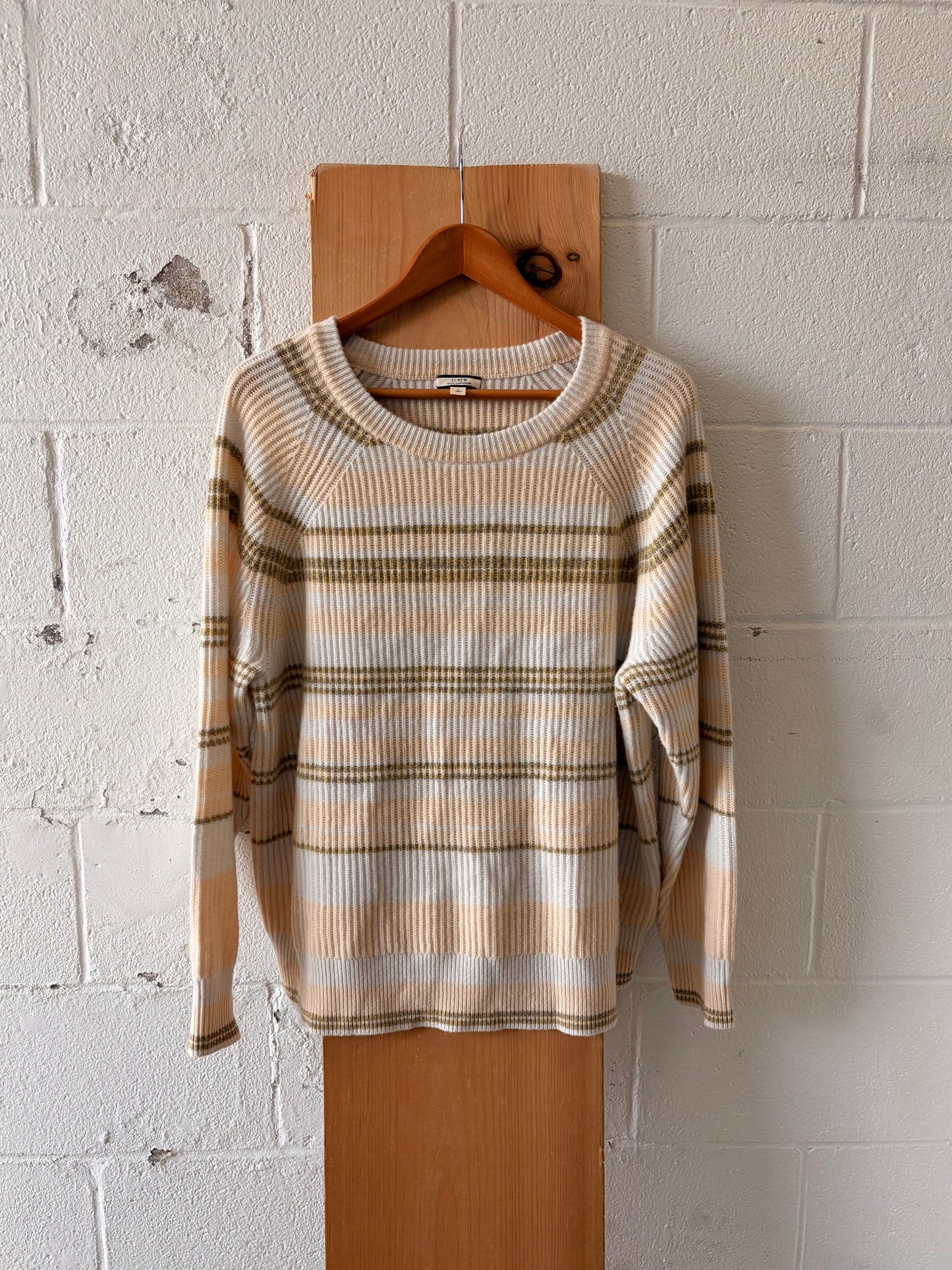 Striped Cashmere Sweater : L