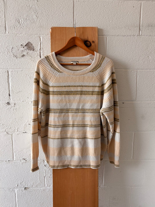 Striped Cashmere Sweater : L