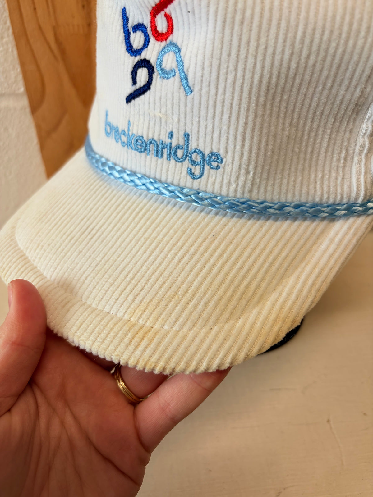 Vtg Breckenridge Corduroy Rope Hat (As Is)