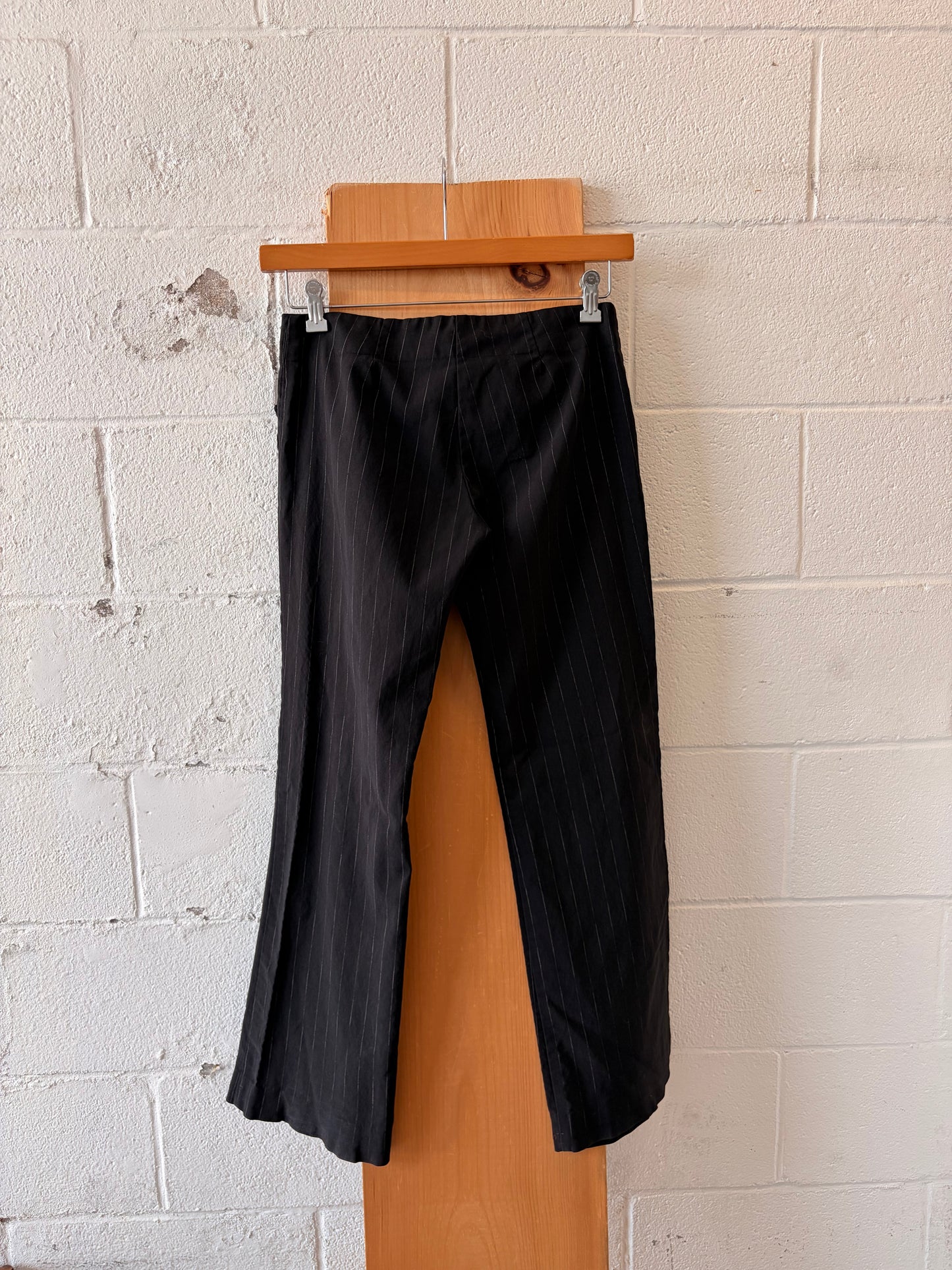 Black Pinstripe Trousers : 5