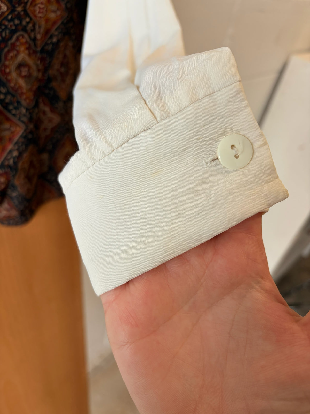 Vtg Blouse With Attached Vest : S (As Is)