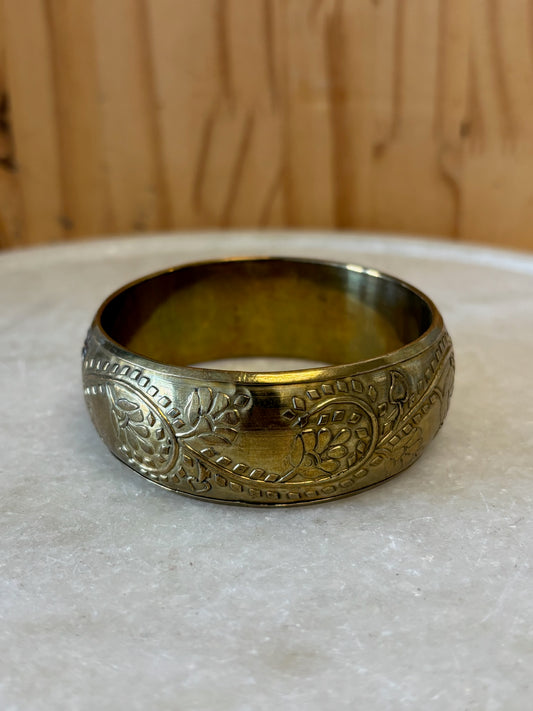 Etched Boho Bangle